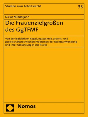 cover image of Die Frauenzielgrößen des GgTFMF